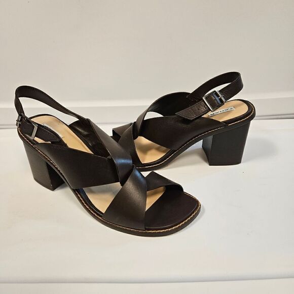 Tahri Brown Leather Sandals sz 11 - Picture 5 of 9